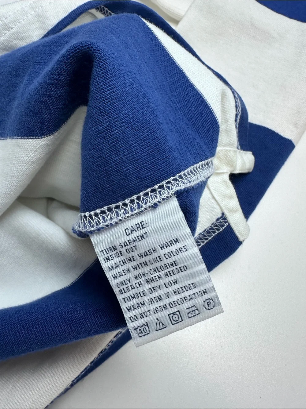 Vintage Women’s Polo Ralph Lauren Nautical Rugby Shirt Size Large Slim Fit - Picture 10 of 16